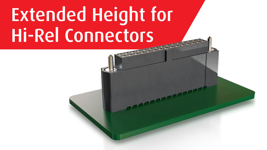 Hochzuverlässige Steckverbinder von Harwin bieten nun auch größeren Board-to-Board-Abstand
